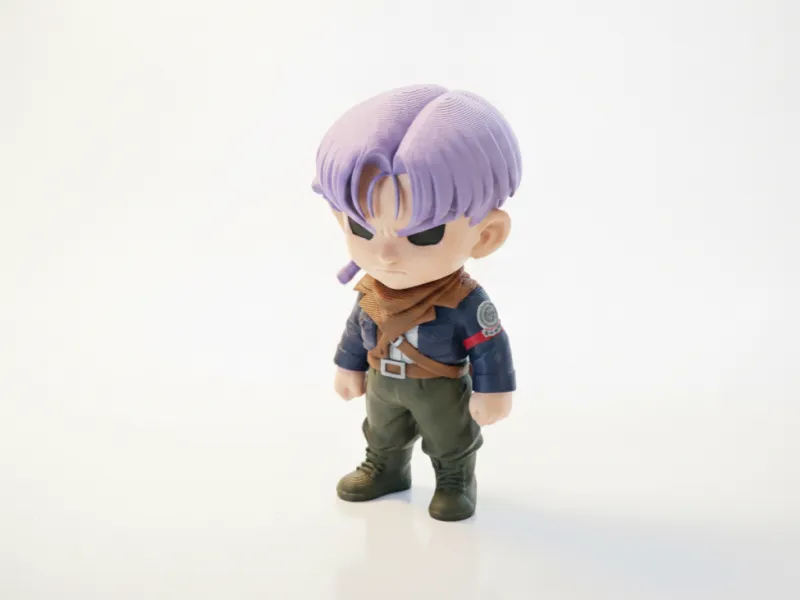Trunks Figürü Anime Karakteri 3D Yazdırılabilir