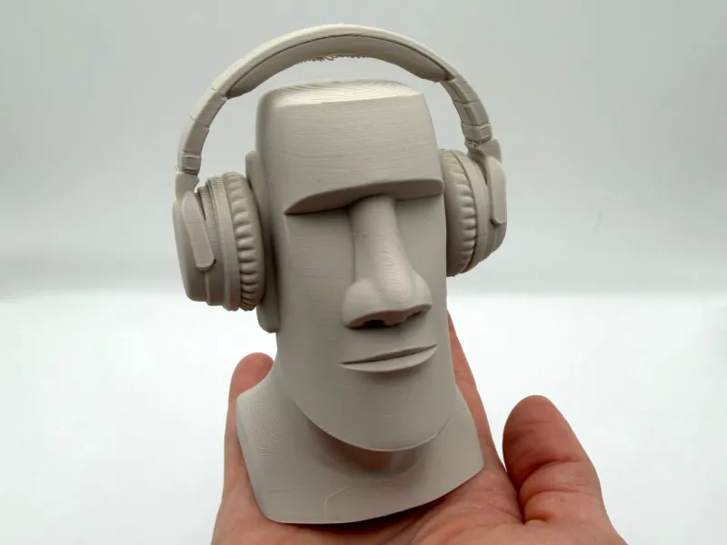 Moai-Kopfhörer-Büste