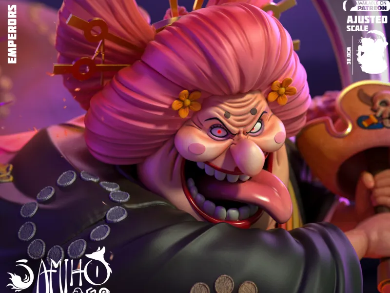 Samiho Studios - Big Mom Onigashima: STLs ready for printing