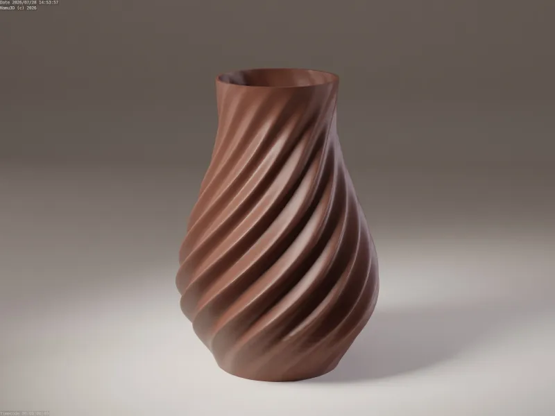 Vase 26064 | Twisted Spiral Vase | Home decor free STL