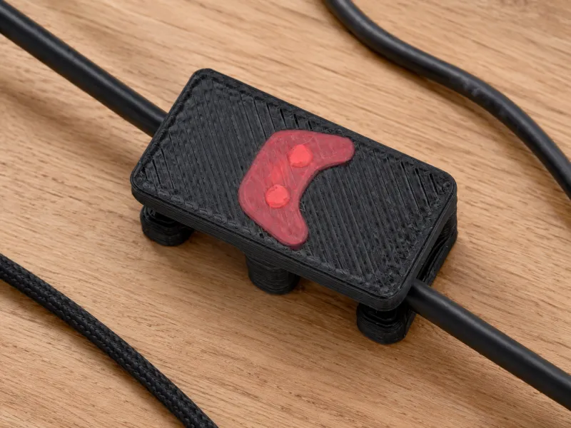 Etiqueta para cable de mando de juegos – Marcador de cable con clip | 4 tamaños