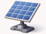 Low Poly Solar Panel-0