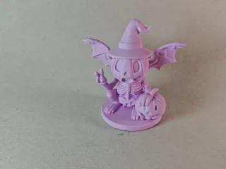 figurine citrouille squelette 