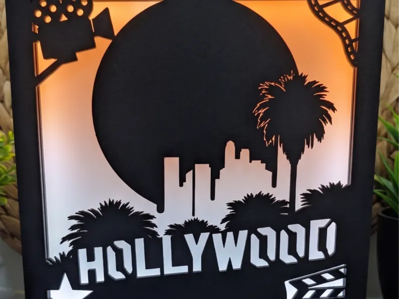 Hollywood Cinema Set - Modular Lightbox Insert  Panel
