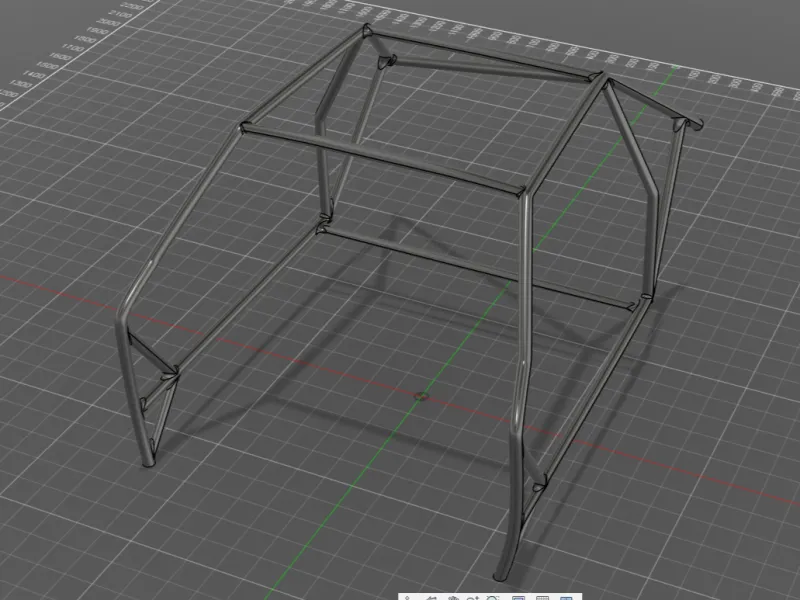 Safety frame for cars AUDI 2 SPORT QUATTRO 1986 car frame