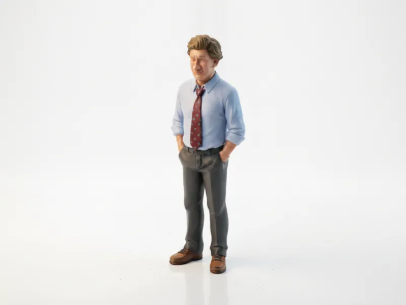 Jim Halpert Office Character Figurine 3D Printable