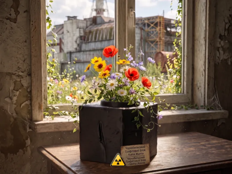 CHERNOBYL GRAPHITE BLOCK V2 / ART, POT, PENCIL HOLDER