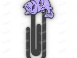Paperclip fish - bookmark-0
