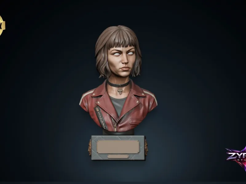 Tokyo STL La Casa de Papel Bust Sculpture 3D Printable Model