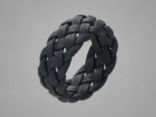 Midnight Braid Loop Ring – Noah0x03