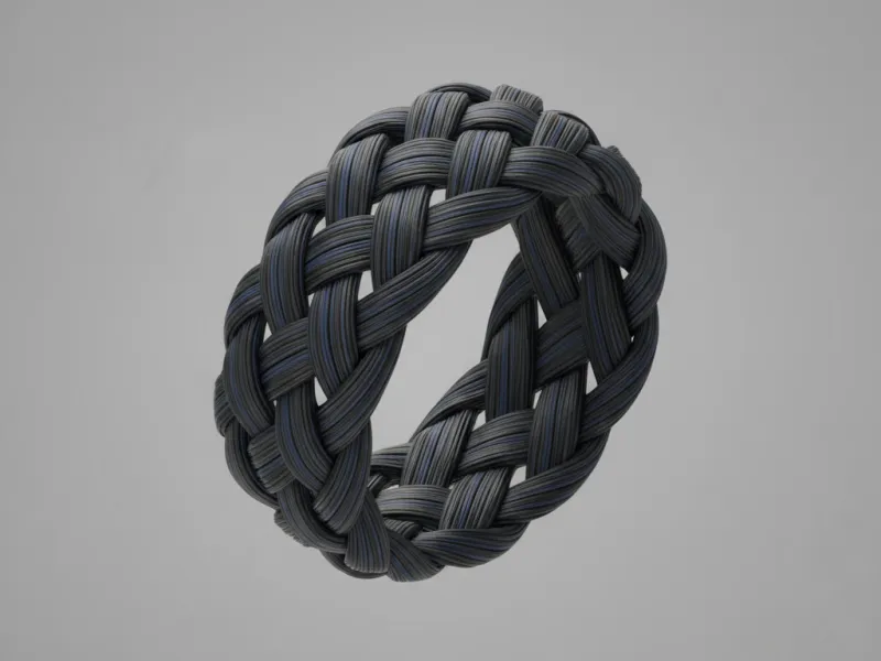 Midnight Braid Loop Ring – Noah0x03