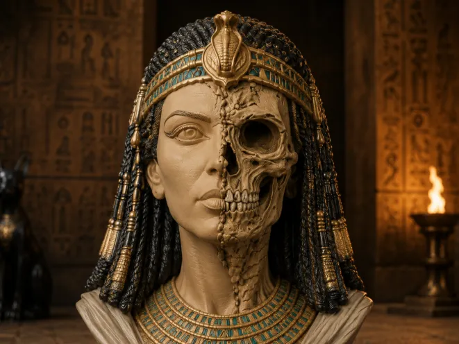 Cleopatra Schedelbuste