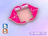 Post-It, Sticky Note Holder Lips True Crime-0