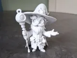 Cute Wizard – Fantasy Miniature Figurine-0