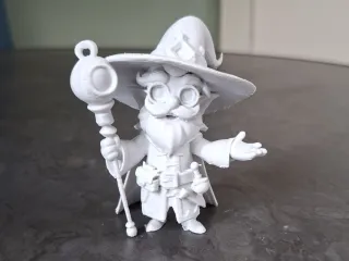 Cute Wizard – Fantasy Miniature Figurine