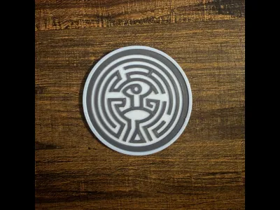 Westworld Maze Coaster STL-bestand | Eenvoudig 3D-printen