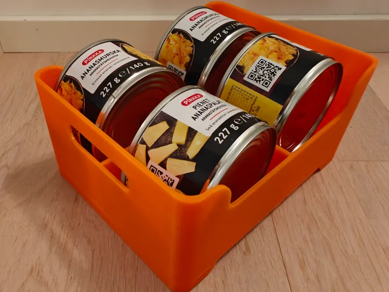 Modular Interlocking Storage Box - 4 Compartments