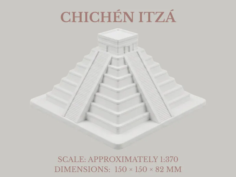 Chichén Itzá - El Castillo - 1:370 Scale 3D Model