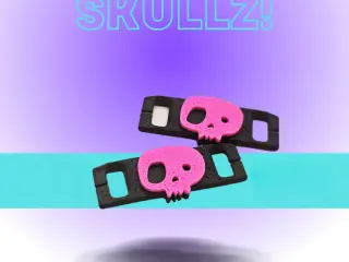 Skull Shoe Lace Tags