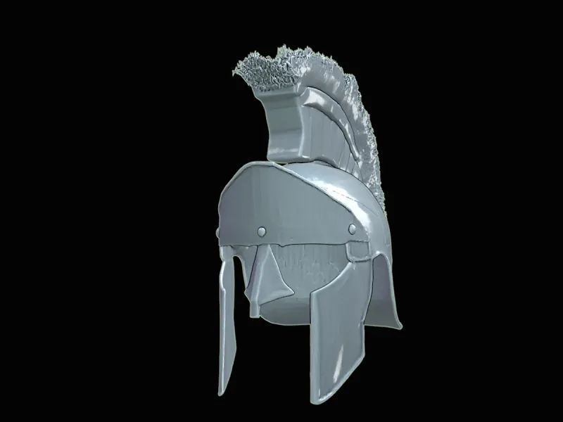 Centurion Crest Wearable Helmet STL Roman Warrior 3D Print