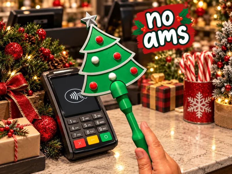Christmas Tree Tap to Pay Wand