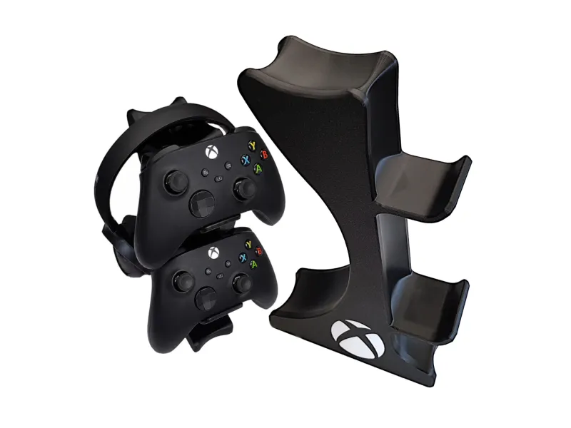 Soporte multicolor para mando y auriculares de Xbox Series X S