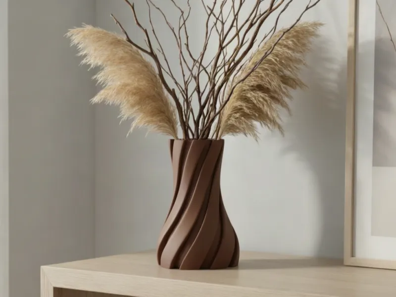 VASE 0039 C | RIBBON VASE HOME DECOR