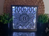 Crypto BTC Milestone Silhouette - Interchangeable Plate-0