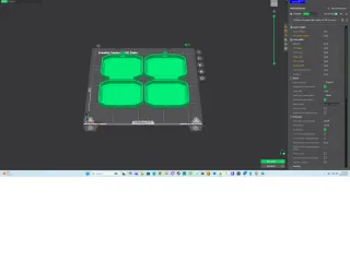 small case with print in place hinges