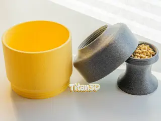 Planter with Hidden Compartment