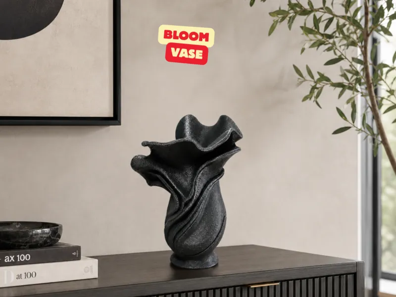 ДИЗАЙНЕРСКАЯ ВАЗА BLOOM / СОВРЕМЕННЫЙ ДЕКОР ВАЗЫ