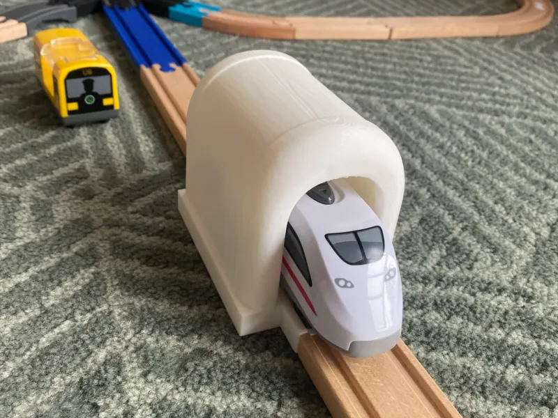 Tunnel per ferrovia in legno – compatibile Lidl IKEA BRIO