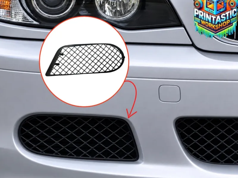 BMW E46 M3 Frontschürze Vollgitter-Nebelscheinwerfer-Abdeckgitter