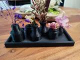 Rustic Mini-Vase Centerpiece (Handmade Look)-0