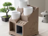 Zen Modular Tower: Minimalist Desk Organizer-0