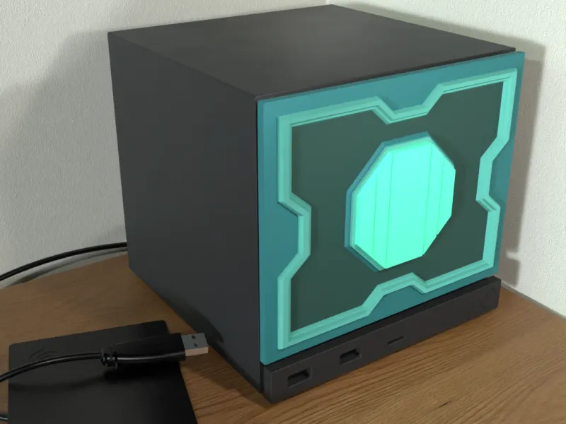Mr Meeseeks Steam Machine Faceplate