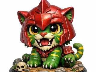GRINGER BATTLE CAT 1 COLOR