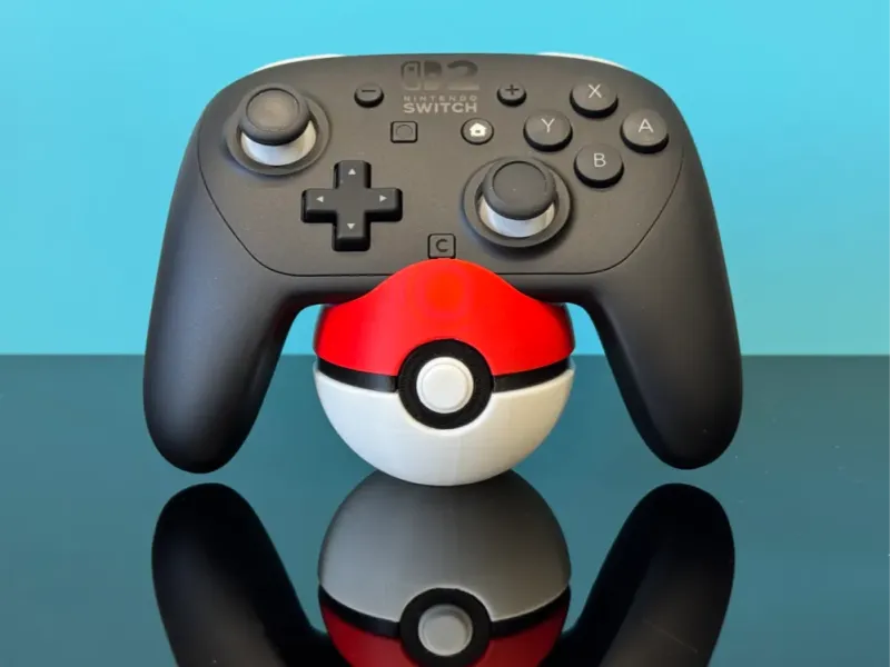peana pokeball controller stand for nintendo