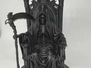 skeleton throne
