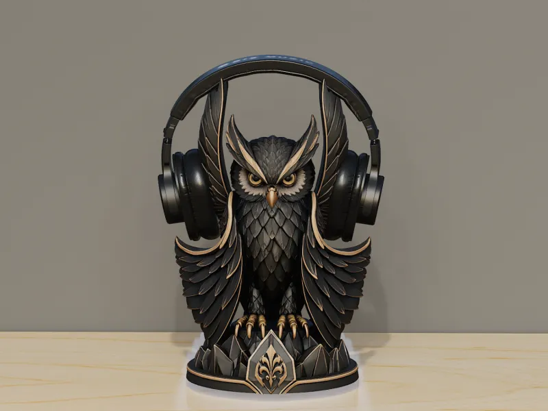 Guardian Owl Headphone Stand