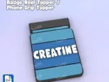 Badge Reel Topper Flat Back Creatine-0