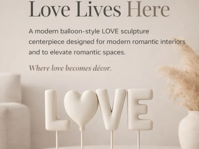 LOVE Ballonbuchstaben, Jubiläum, Hochzeitstischdeko