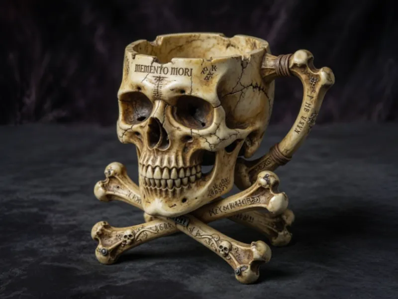 Memento Mori Skull Mug