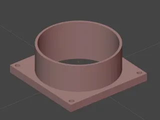 BLOWCONNECTORTUBE76MM