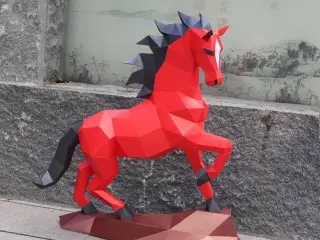 Low poly Horse