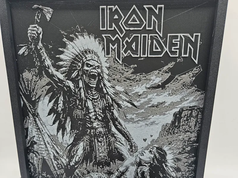 IRON MAIDEN MET KLEUREN