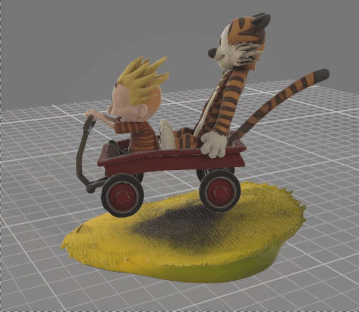 Calvin and Hobbes - The Iconic Wagon Ride Diorama