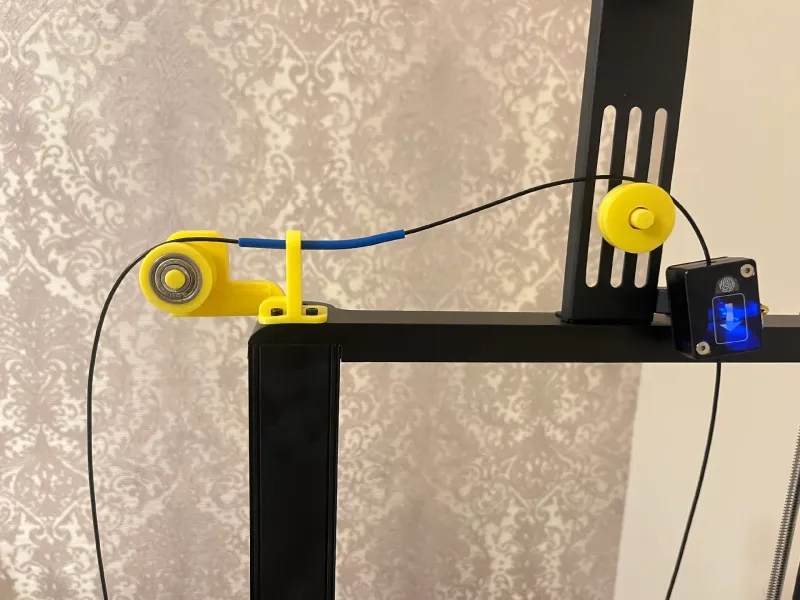 Smooth Bottom Filament Guide with 608 Bearings – Creality En