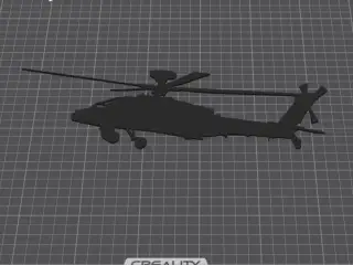 AH-64 APACHE  ATTACK HELICOPTER #2 | 2D WALL ART