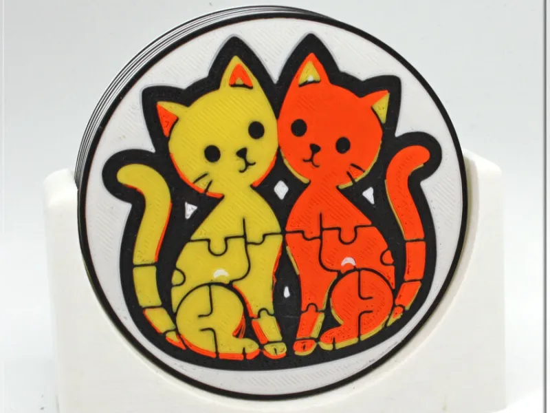 Two Cats Coasters